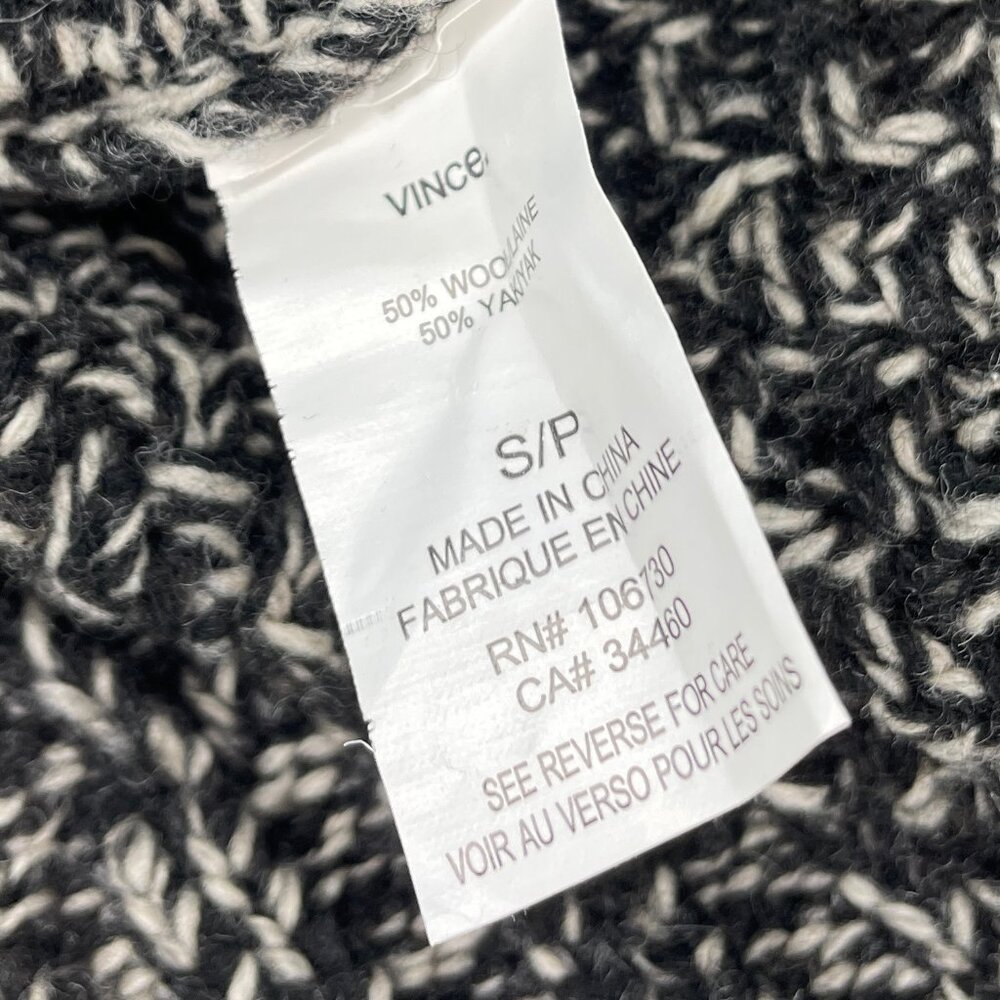 Vince Colorblock Pattern Turtleneck Sweater - Picture 4 of 5